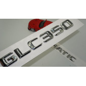 Benz GLC 350 4Matic Bagaj Krom Metal 3M 3D Yazı Logo - 1