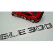 Benz GLE 300 Bagaj Krom Metal 3M 3D Yazı Logo thumbnail 3
