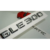 Benz GLE 300 4Matic Bagaj Krom Metal 3M 3D Yazı Logo - 1