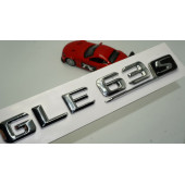 Benz GLE 63S Bagaj Krom Metal 3M 3D Yazı Logo - 1