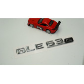Benz GLE 63S Bagaj Krom Metal 3M 3D Yazı Logo - 2