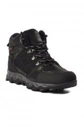 Scootland Siyah Nubuk Hakiki Deri Erkek Outdoor Bot - 1