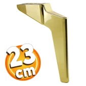 Logan Lüks Mobilya Kanepe Tv Ünitesi Koltuk Ayağı 23 Cm Gold Altın Konsol Ayakları thumbnail 1