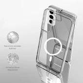 Galaxy S23 Plus Kılıf Tacsafe Wireless Kablosuz Şarj Silikon thumbnail 7