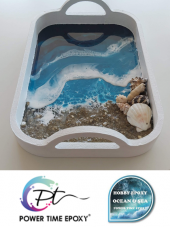 POWER TIME EPOXY 30 kg Epoksi Deniz Efekti Şeffaf Epoksi Reçine Ince Döküm - 5