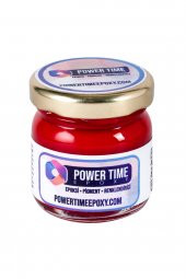 POWER TIME EPOXY Opak & Transparan Sıvı Pigment Boya / Kırmızı / Epoksi Için - 1