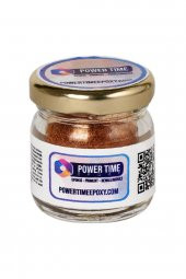 POWER TIME EPOXY Sedefli Metalik Toz Pigment Boya / Bronz / Epoksi Için - 1