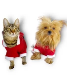 Kırmızı Sevimli Fare Kapşonlu Köpek Tulumu - 6