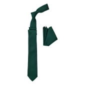Cengiz İnler Armürlü Mendilli Mikrofiber Erkek Kravat Aksesuar - 3