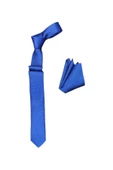Cengiz İnler Armürlü Mendilli Mikrofiber Erkek Kravat Aksesuar - 1