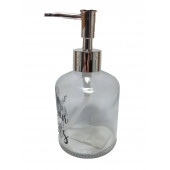 CAM SIVI SABUNLUK,YAZILI MODEL 300ML 7,6X15,5CM thumbnail 3