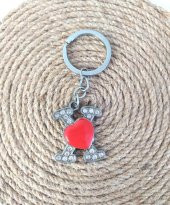 Anahtarlık Harf Kalp Anahtarlık Çanta Araba Cüzdan Süsü Aksesuar thumbnail 1