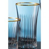 Kcd Lavita Altın Kesme El Dekor Yaldızlı 6 Adet Desenli Su ve Meşrubat Bardak Takımı thumbnail 1