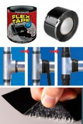 Flex Tape Suya Dayanıklı Su Geçirmez Sızdırmaz Tamir Bandı - 5