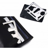 Pratik Çelik Acil Durum Kartı Survival Kit (11 in 1) - 2