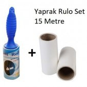 3B Trend Elbise Ceket Tüy Toz Kıl Alma Toplama Rulosu Yapışkan Rulo 5 Metre 2 Yedekli - 4