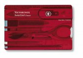 Victorinox SwissCard Classic Ruby 0.7100.T Şeffaf Kırmızı 10F - 1