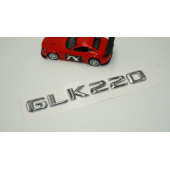 GLK 220 Bagaj Krom Metal 3M 3D Yazı Logo - 2