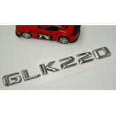 GLK 220 Bagaj Krom Metal 3M 3D Yazı Logo - 3