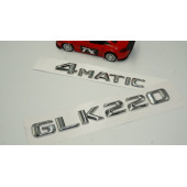 Benz GLK 220 4Matic Bagaj Krom Metal 3M 3D Yazı Logo thumbnail 2