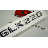 Benz GLK 220 CDI 4Matic Bagaj Krom Metal 3M 3D Yazı Logo - 1