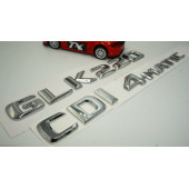 Benz GLK 220 CDI 4Matic Bagaj Krom Metal 3M 3D Yazı Logo - 3