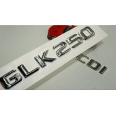 Benz GLK 250 CDI Bagaj Krom Metal 3M 3D Yazı Logo - 1