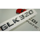 Benz GLK 320 CDI 4Matic Bagaj Krom Metal 3M 3D Yazı Logo thumbnail 1