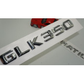 Benz GLK 350 4Matic Bagaj Krom Metal 3M 3D Yazı Logo - 1