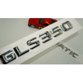 Benz GLS 350 4Matic Bagaj Krom Metal 3M 3D Yazı Logo - 1