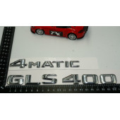Benz GLS 400 4Matic Bagaj Krom Metal 3M 3D Yazı Logo thumbnail 4