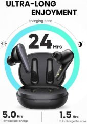 Ugreen HiTune T1 Bluetooth 5.0 TWS Kablosuz Kulakiçi Kulaklık Siyah - 2