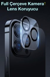 Baseus 2 Adet Set 0.3MM iPhone 13 Pro, 13 Pro Max Ful Kaplama Kamera Koruyucu, Çizilmez, Toz Tutmaz - 2