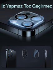 Baseus 2 Adet Set 0.3MM iPhone 13 Pro, 13 Pro Max Ful Kaplama Kamera Koruyucu, Çizilmez, Toz Tutmaz - 3