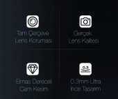 Baseus 2 Adet Set 0.3MM iPhone 13 Pro, 13 Pro Max Ful Kaplama Kamera Koruyucu, Çizilmez, Toz Tutmaz - 5