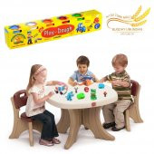 6 Renkli Buğday Unu Oyun Hamuru (Büyük Boy) - Play Dough - 1