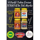6 x Çavuşoğlu Odun Ateşinde Kepeksiz Bozkır Tahini 930g thumbnail 3