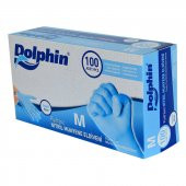 Pudrasız Mavi Nitril Eldiven Orta Boy (M) 100 Lü Paket - 1
