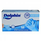 Pudrasız Mavi Nitril Eldiven Orta Boy (M) 100 Lü Paket - 2