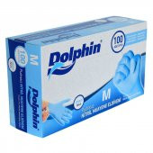 Pudrasız Mavi Nitril Eldiven Orta Boy (M) 100 Lü Paket - 3