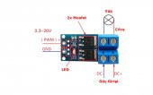 15A 400W Pwm Kontrollü Mosfet Anahtarlama Kartı Dual Mosfet - 2