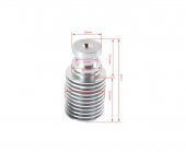 E3D V6 Alüminyum Soğutucu Gövde M6 Barrel Uyumlu(Gümüş) - 2