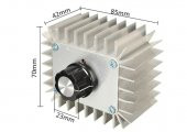 AC 220V 5000W Motor Dimmer Hız Kontrol Kartı - 2