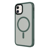 Apple iPhone 11 Kılıf Mat Arka Yüzey Zore Flet Magsafe Kılıf thumbnail 8