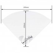 10 Adet Tek Kullanımlık Kağıt Süzgeç thumbnail 3