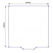 470x470 Cr10 Max Yay Çeliği Tabla+Yapışkanlı Manyetik Levha (0.5mm) thumbnail 3