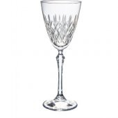 Kcd Delux Sade Kesme El Dekor Yaldızlı Desenli Cam 6 Adet Ayaklı Bardak Kadeh thumbnail 2