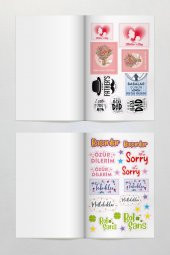 Sticker Book Kutlama Özel Gün Etiket Serisi - 5