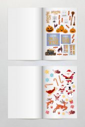 Sticker Book Kutlama Özel Gün Etiket Serisi - 6