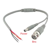 Bnc+Power erkek Jack güvenlik kamera sistemleri için hazır bnc power kablo - 2
